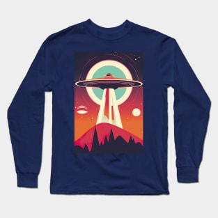 Alien Abduction - Extraterrestrial UFO Encounter Long Sleeve T-Shirt